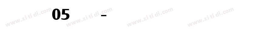 ArianaW05 Black字体转换 ArianaW05 Black字体转换